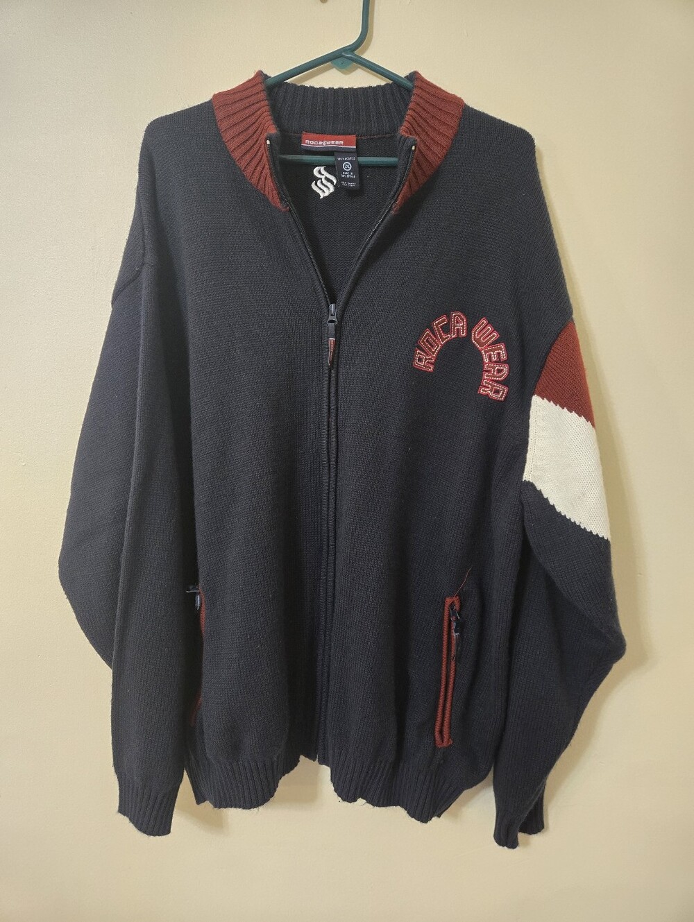 90s/Y2k Rocawear Full Zip Jacket Men's XXL 2XL